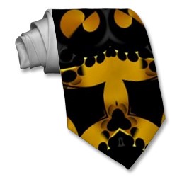 Golden Dusk GeoShapez Necktie