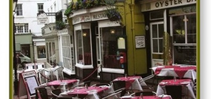 English Eatery Alley, Brighton (UK) Postcard