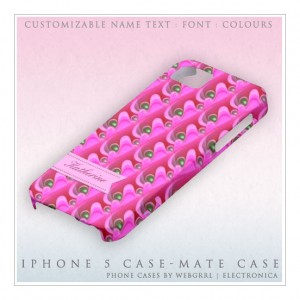 Pink Girly Dreams Pattern iPhone 5 Case