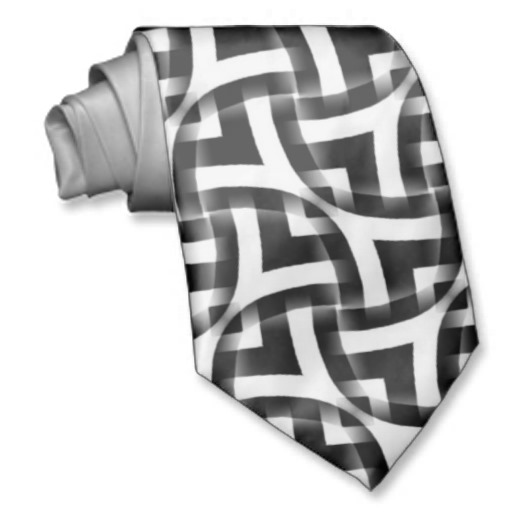 funky_black_white_fashion_neck_tie