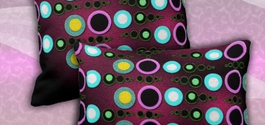 Funky Modern Dots Pattern Jumbo Cushion / Pillow by webgrrl