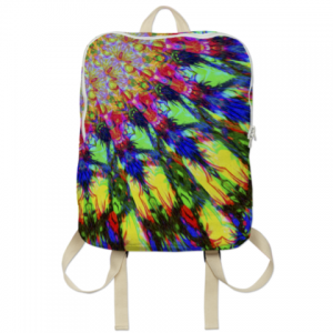 colourful vibrant psychedelic abstract backpack-by-webgrrl
