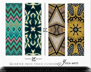 visionary artistry yoga mats by webgrrl