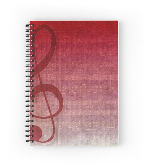 clef-music-symbol-vintage-grunge-musicsheet-spiral-notebooks