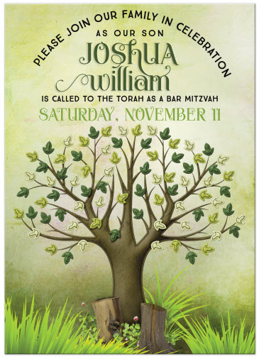 spring-tree-of-life-bar-mitzvah-invitation